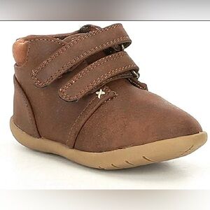 Born Baby Brown Leather Boots Gem Byron-T Size 5
